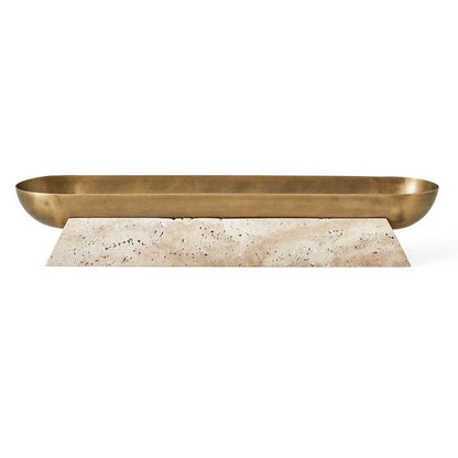 Elio Carved Elevated Bowl, Low