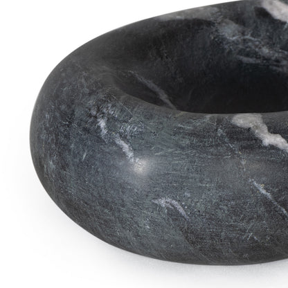 Lagoon Black Marble Bowl