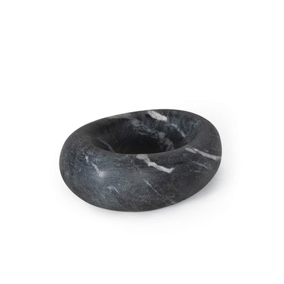 Lagoon Black Marble Bowl