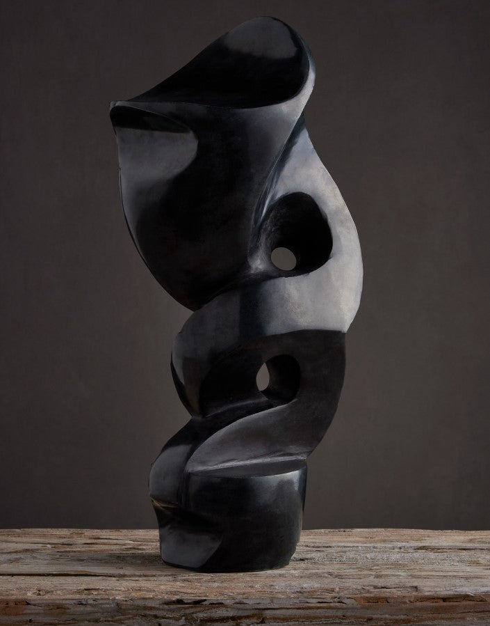 Ramona Black Marble Sculpture