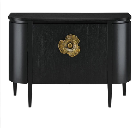 Betty Black Demi-Lune Cabinet