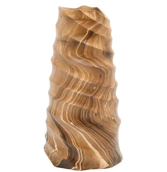 Mango Wood Tapered Vase