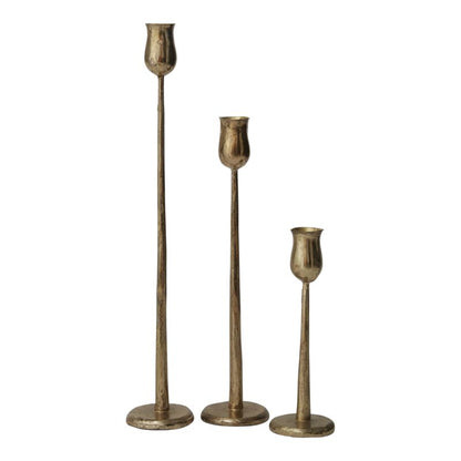 Spring Auric Candlesticks - Set of 3