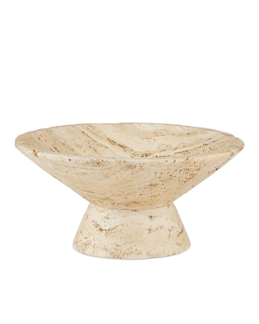 Inez Travertine Bowl