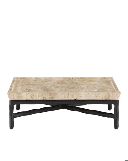 Magdalena Small Travertine Tray