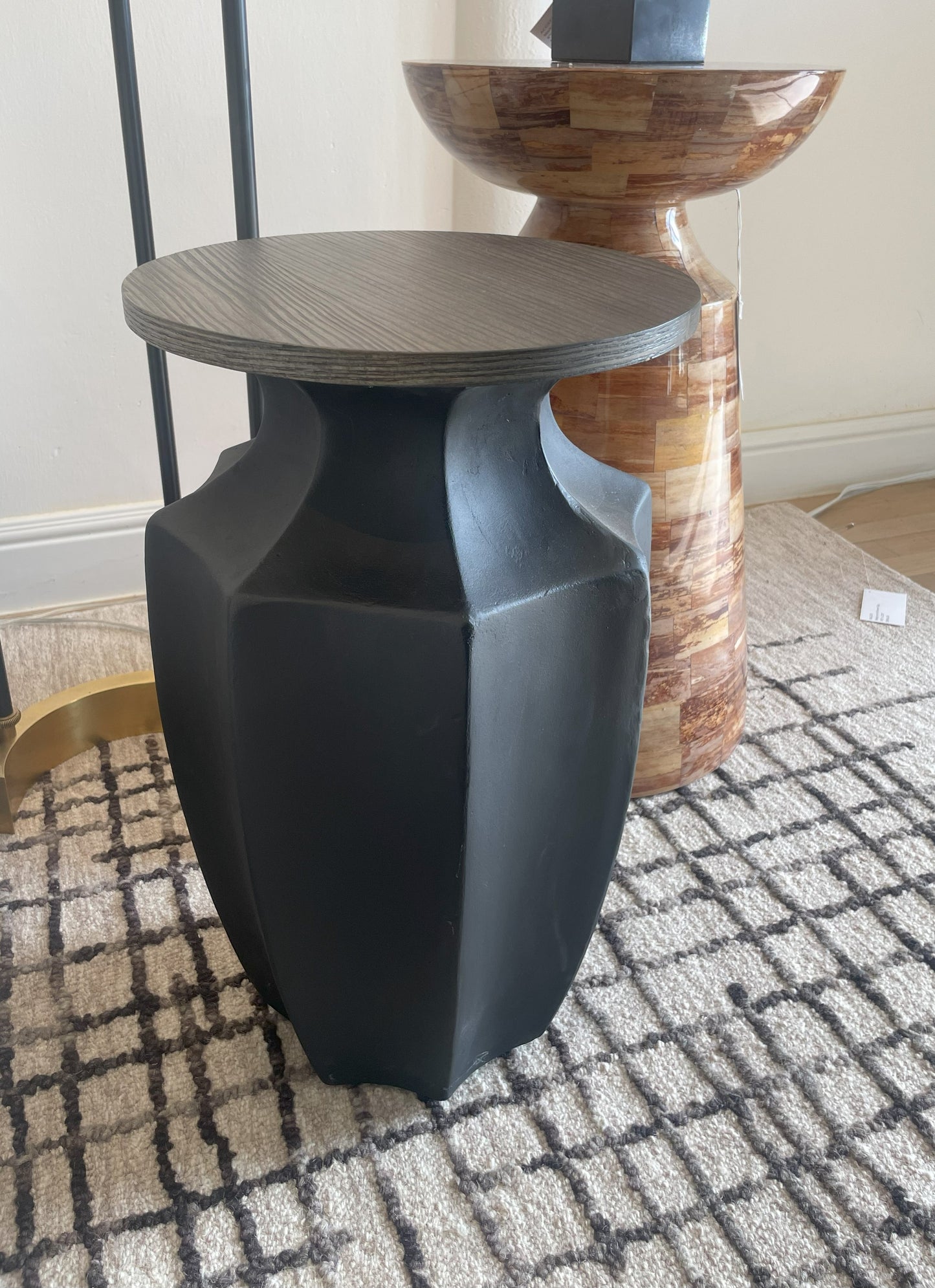 Cast Concrete Accent Table