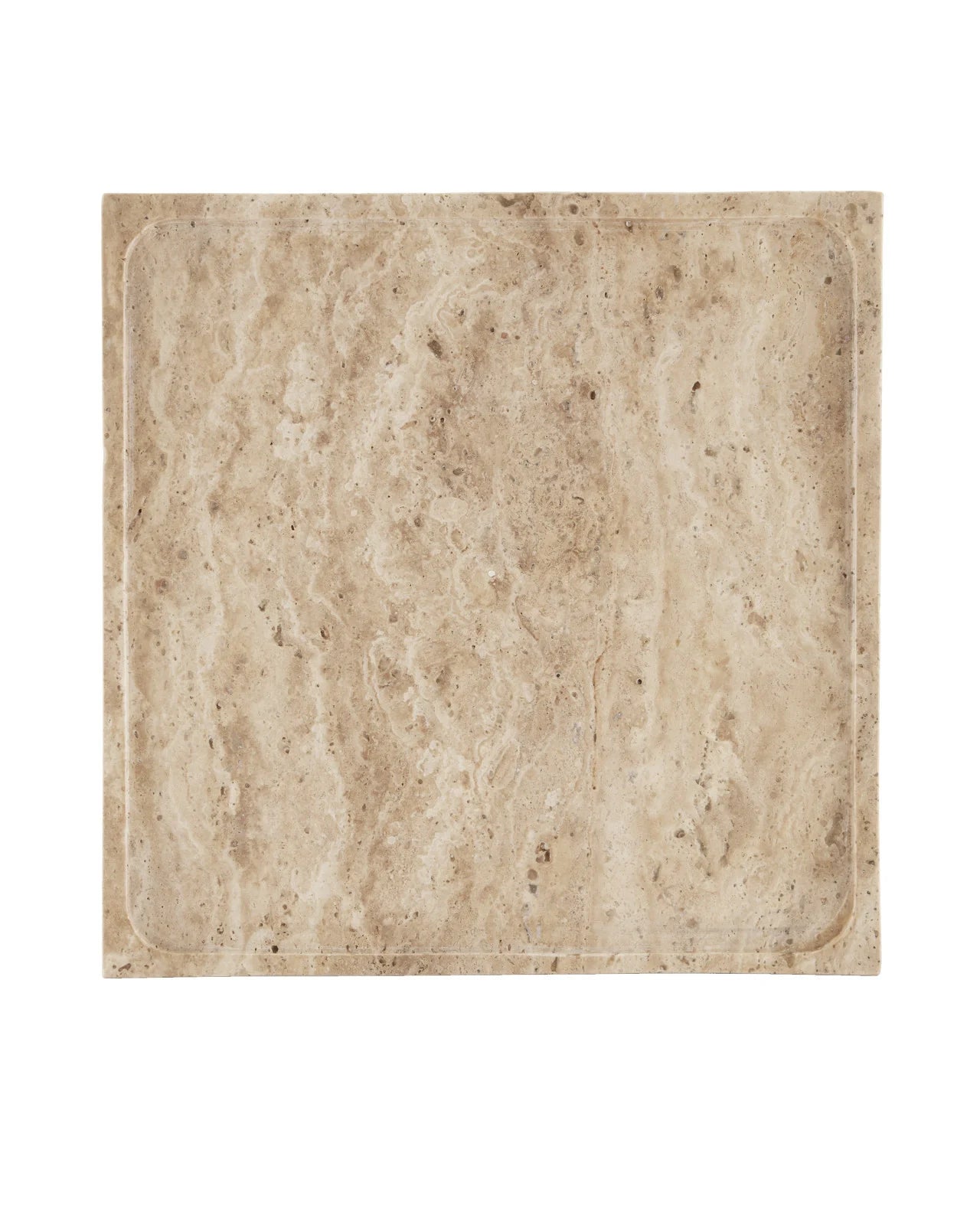 Magdalena Small Travertine Tray